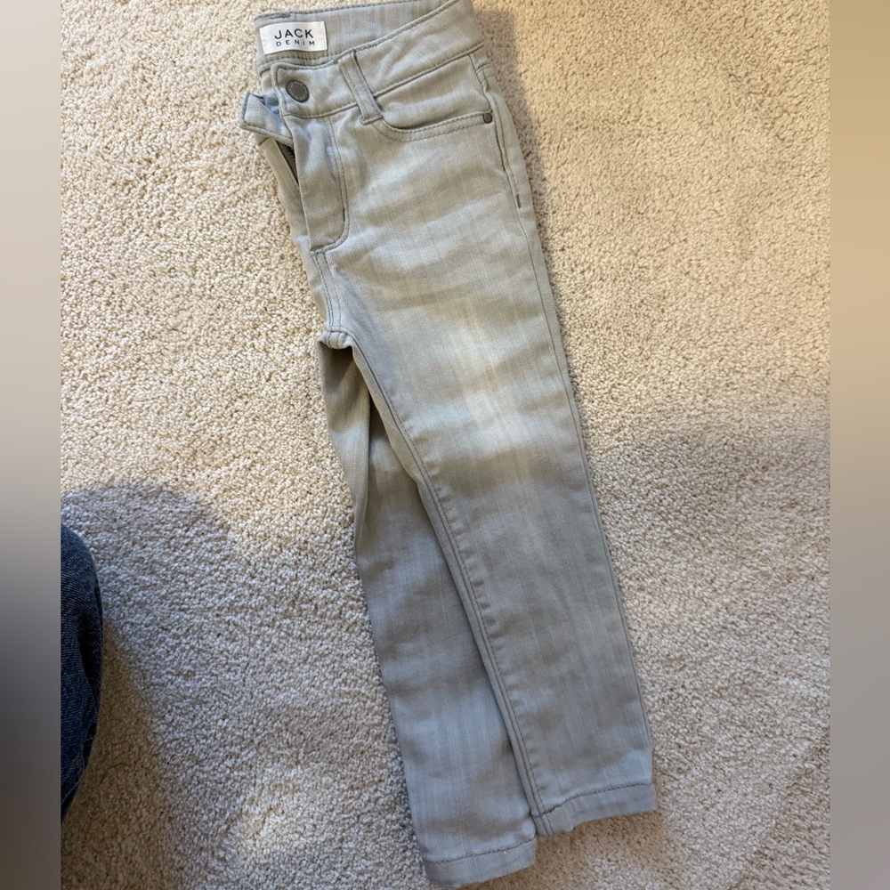 Janie and Jack Kids Light Gray Jeans